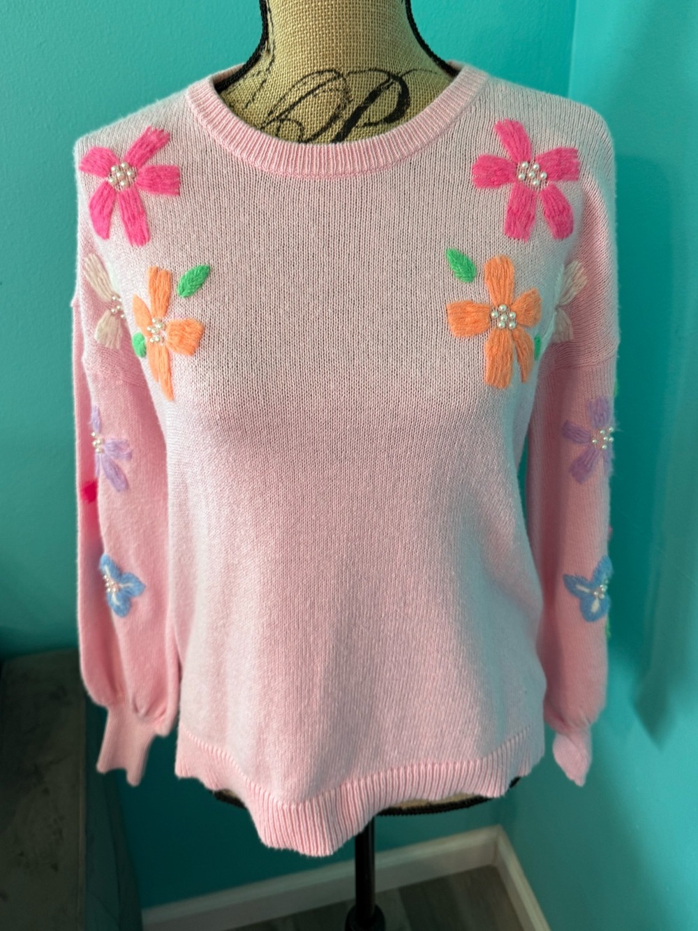 EUC Women’s Lilly Pulitzer Laletta Sweater in Calla Lilly Pink Size Small